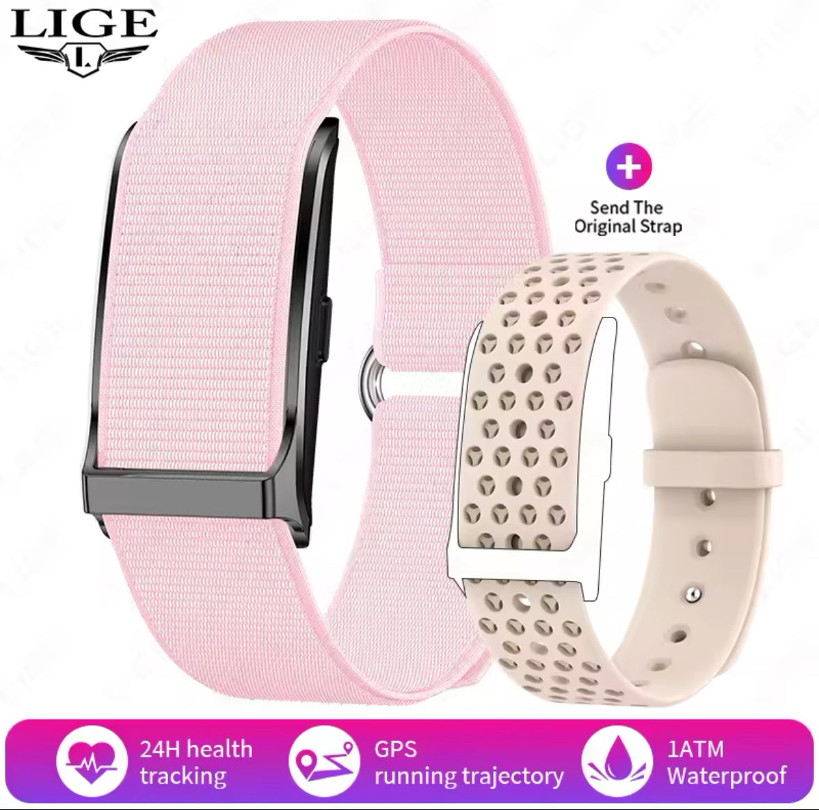 Smart Bracelet Heart Rate Blood Pressure Sleep Monitor