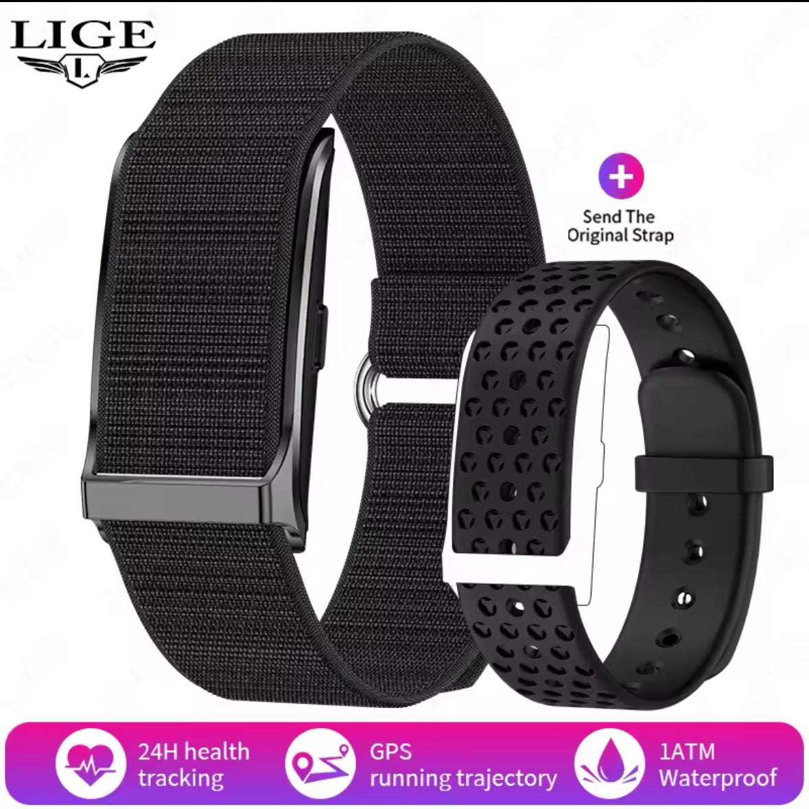 Smart Bracelet Heart Rate Blood Pressure Sleep Monitor