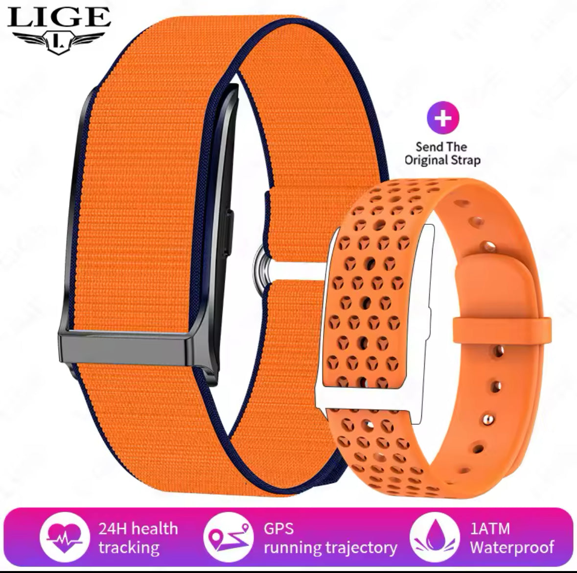 Smart Bracelet Heart Rate Blood Pressure Sleep Monitor